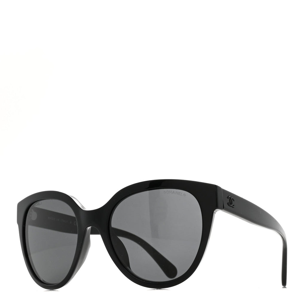 Acetate CC Butterfly Sunglasses 5414-A Black