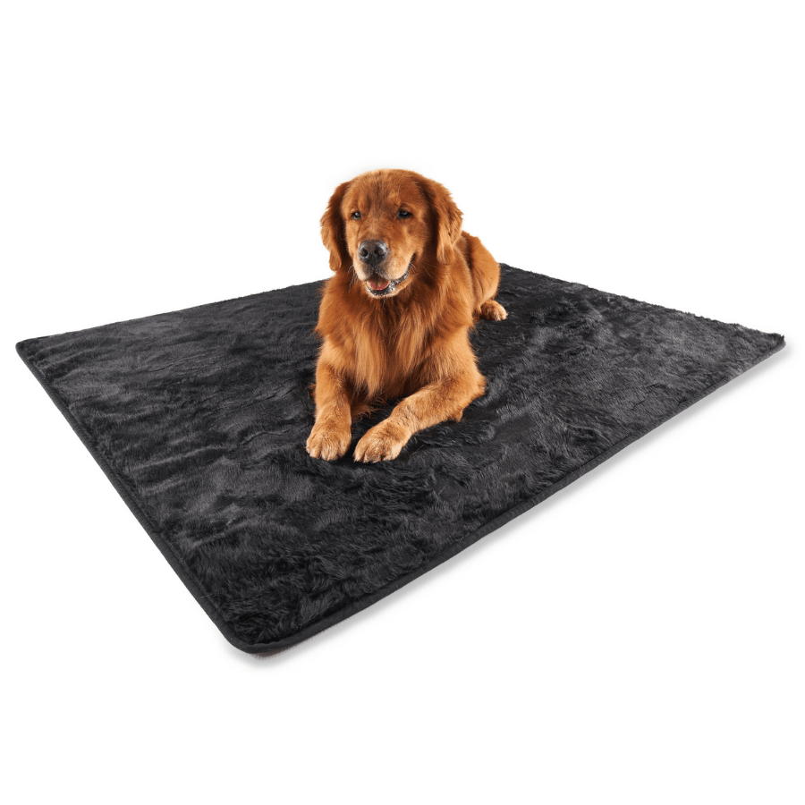 PupProtector™ Summer Short Fur Waterproof Throw Blanket - Midnight Black