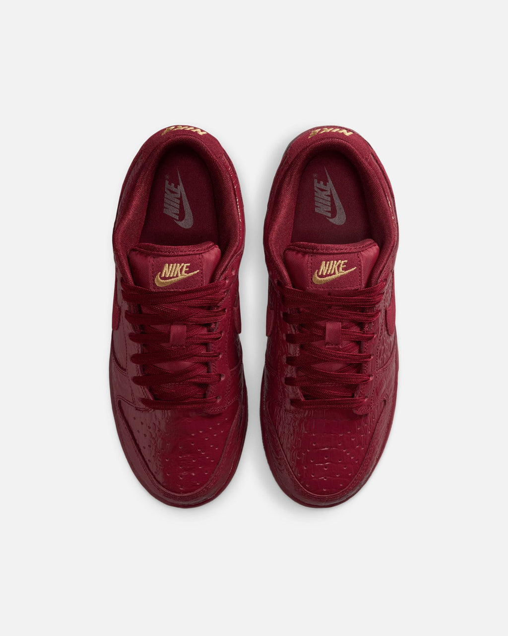 Nike Women's Dunk Low "Croc Skin" Team Red