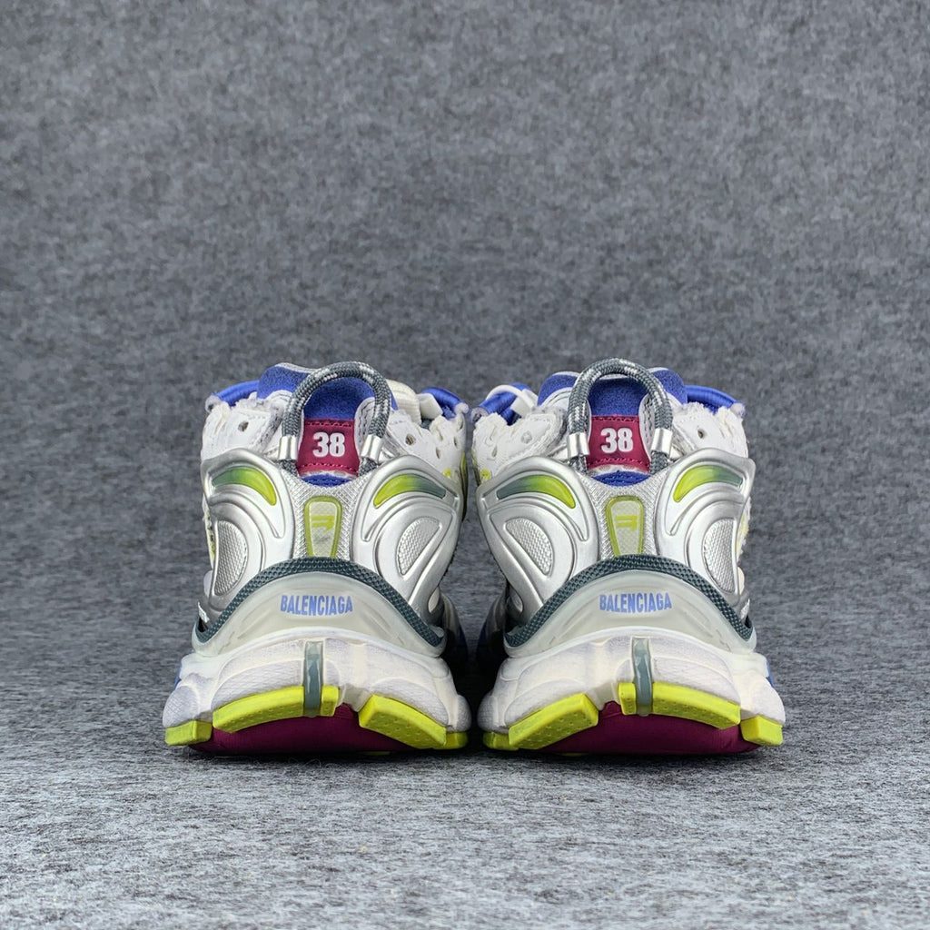 Balenciaga Wmns Runner Sneaker 'Worn-Out - White Purple Blue'