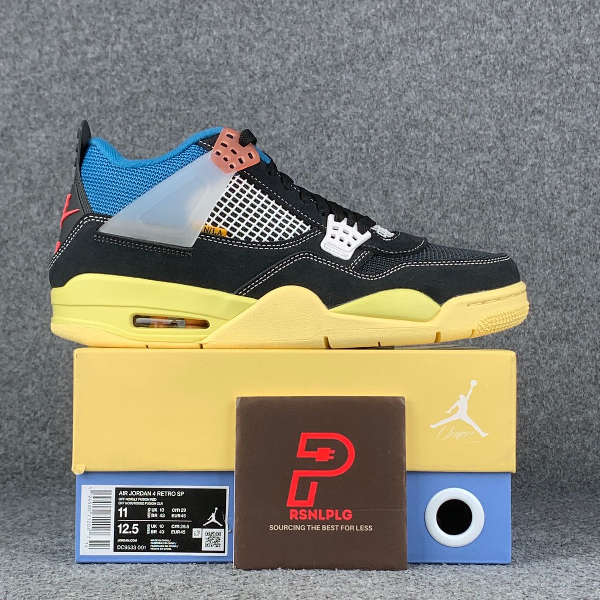 Union LA x Air Jordan 4 Retro 'Off Noir'