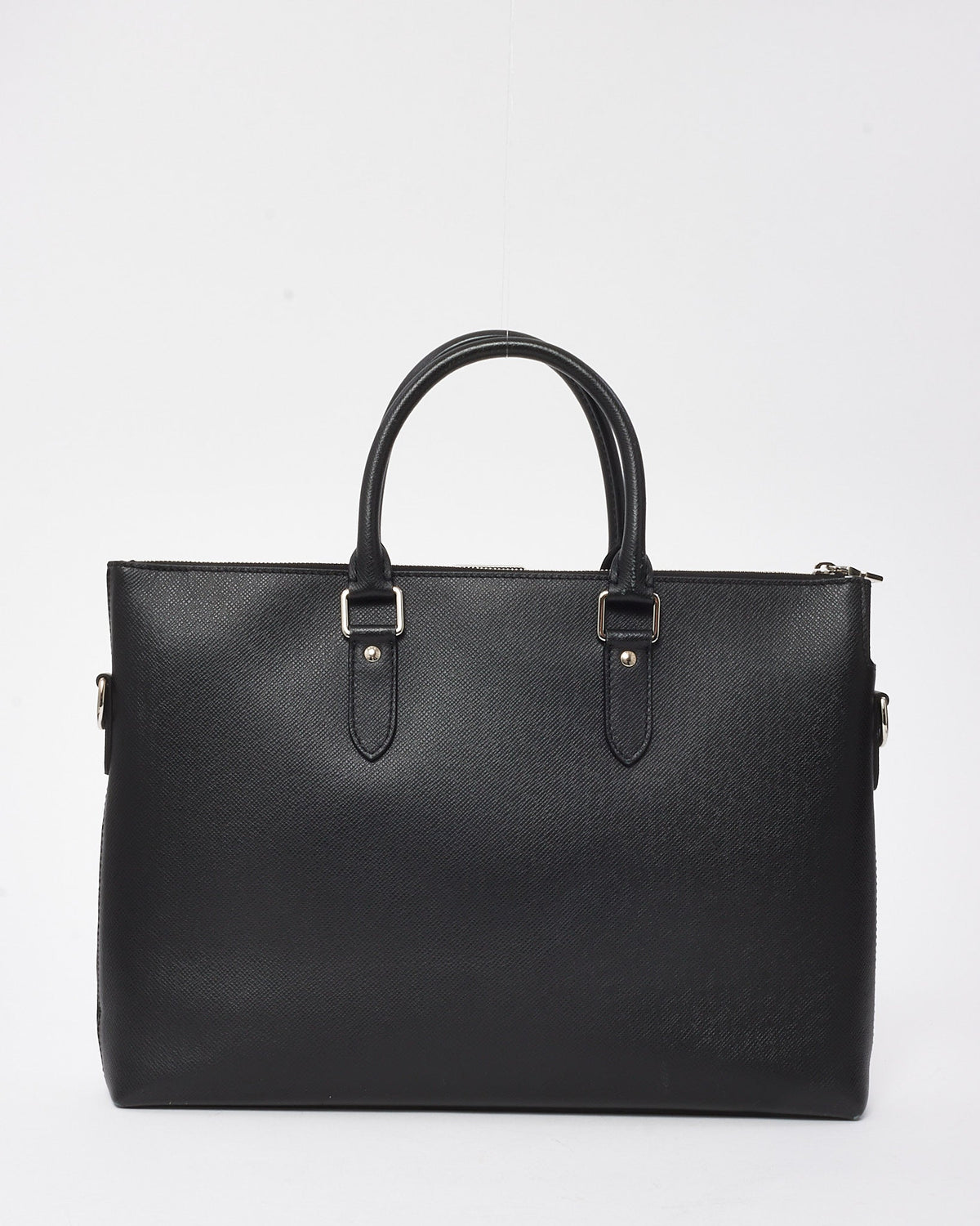 Louis Vuitton Black Taiga Leather Anton Soft 2Way Briefcase