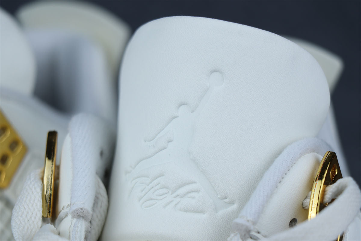 Wmns Air Jordan 4 Retro 'Metallic Gold'